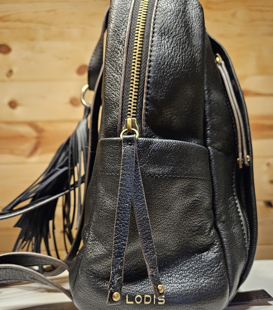 Lodis Black Leather One Size